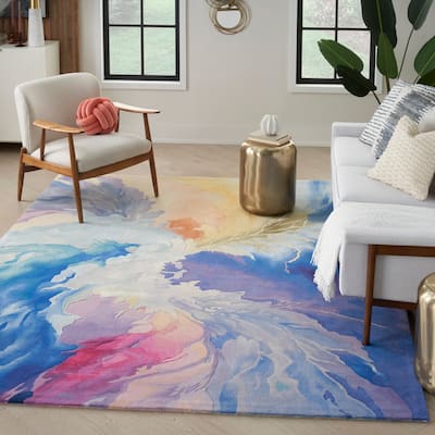 Nourison Prismatic Indoor only Abstract Area Rug