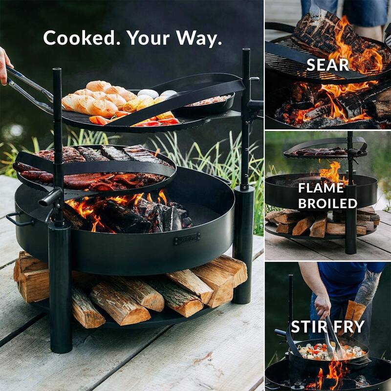 Montana X 32" Grill and Frying Pan Set