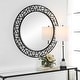 preview thumbnail 4 of 4, Uttermost 09907 Mosaic 40" Diameter Circular Framed Bathroom Mirror