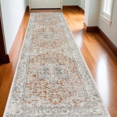 Seqi Power Loomed Low Pile Area Rug By HomeRoots - 144' X '26' X '0.25