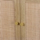 preview thumbnail 10 of 19, Anmytek Modern 2-Door Rattan Buffet Sideboard Kitchen Storage Cabinet for Living Room