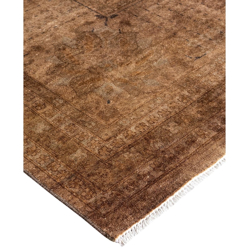 Overdyed One-of-a-Kind Hand-Knotted Area Rug - Beige - 12' 1" x 18' 4"