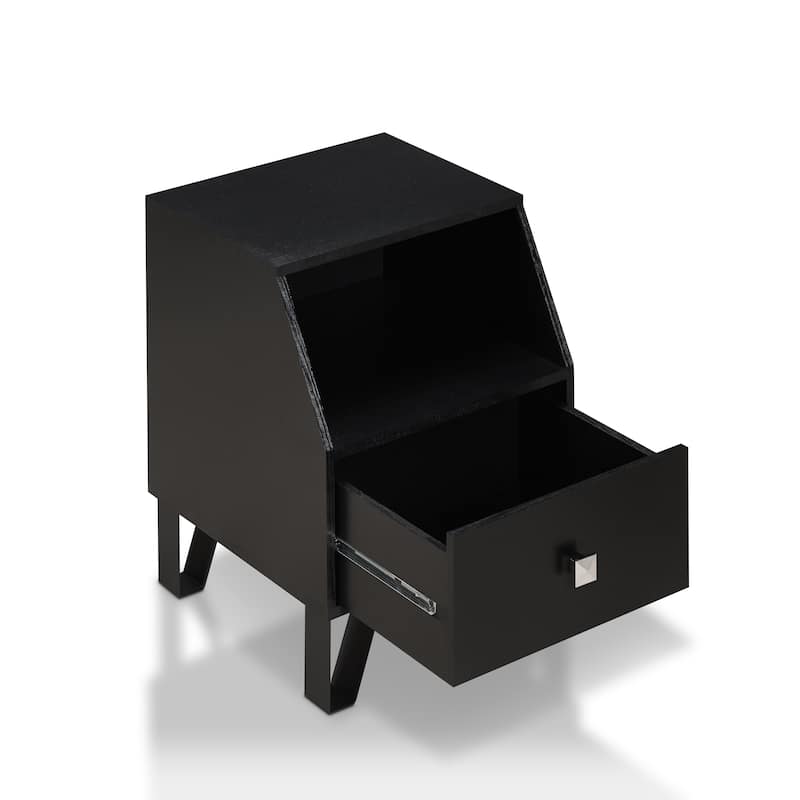Kara Contemporary 16-inch 1-Shelf Side Table by Furniture of America