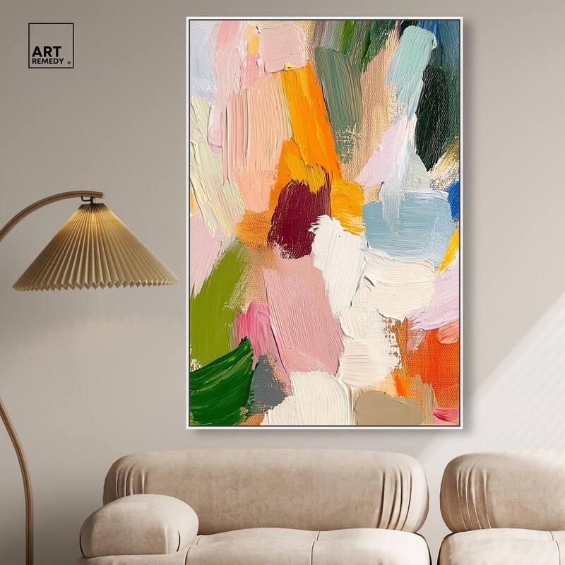 Chromatic Surge IV Canvas by Art Remedy
