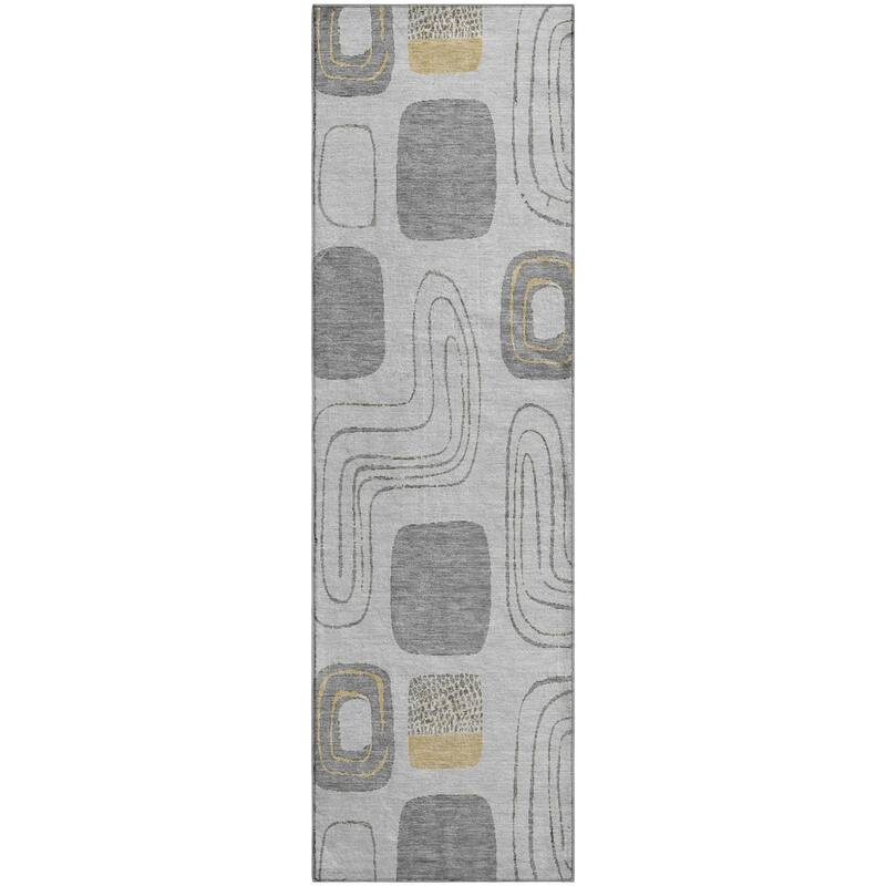 Premium Washable Super Soft Contemporary Elements Mayfield Rug