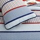 preview thumbnail 9 of 11, Cozy Line Benjamin Stripe Truck Print 3-piece Quilt Set