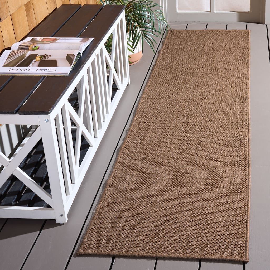 SAFAVIEH Sisal Performance Amelija Washable Indoor/Outdoor Rug - Weather Resistant & Easy Cleaning