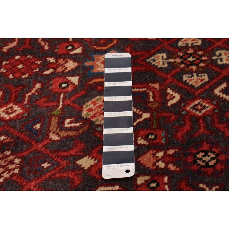 ECARPETGALLERY Hand-knotted Andelz Navy Wool Rug - 3'5 x 9'7