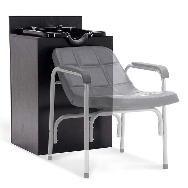 BarberPub Backwash Shampoo Bowl Sink Station Spa Salon Bowls 7134