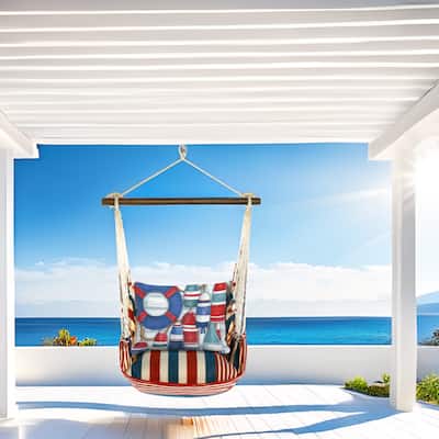 Magnolia Casual Swing Set 4 piece - Stars & Stripes w/ Red and Blue Buoys