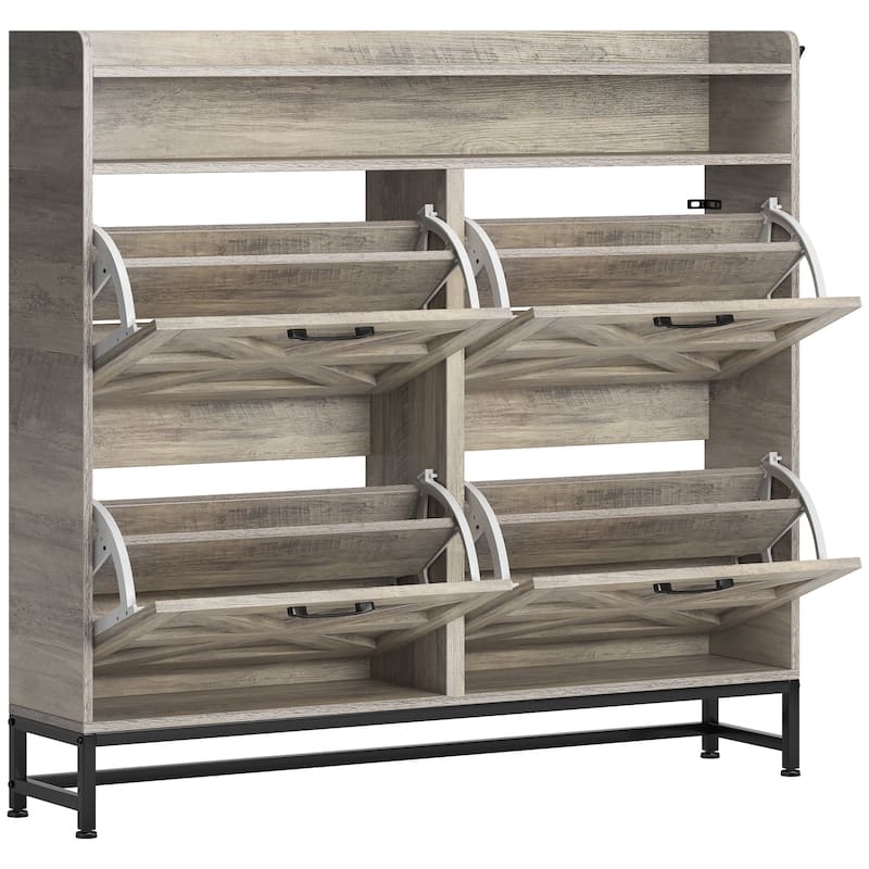 Shoe Cabinet, Entry Home Shoe Cabinet, Entrance Balcony Storage Cabinet, Large Capacity Shoe Rack