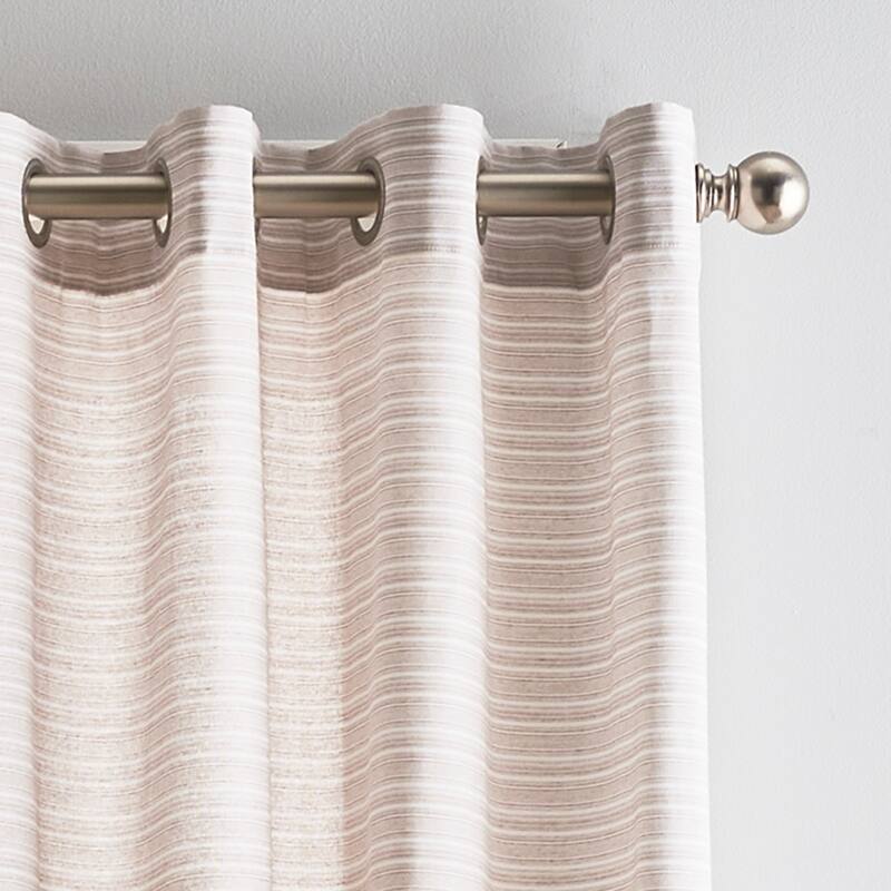 Cargo Stripe Grommet Curtain Panel Pair