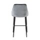 preview thumbnail 14 of 62, Silver Orchid Naldi Contemporary Black Counter Stool (Set of 2) - N/A