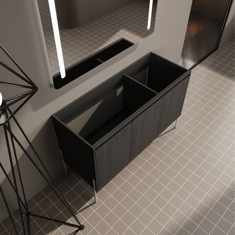 36" Freestanding Bathroom Vanity Cabinet, Soft Close Double Doors, Durable Eco-Friendly Plywood Construction