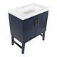 preview thumbnail 19 of 35, Spring Mill Cabinets 30" Darya Bathroom Vanity With 2-Doors, 1 Drawer, and White Sink Top