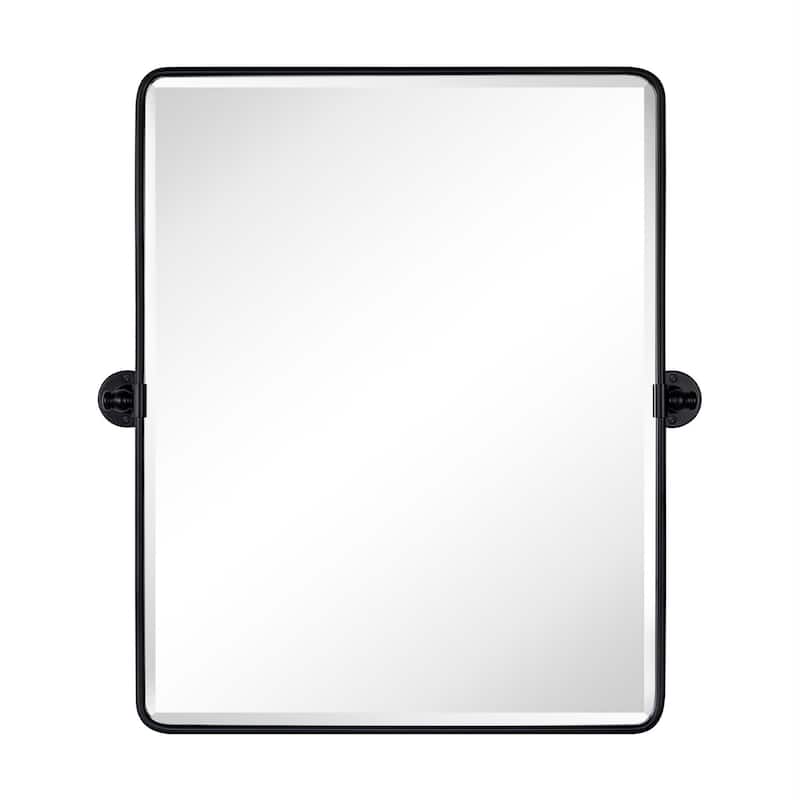TEHOME Woodvale Rectangle Vertical Metal Wall Mirrors