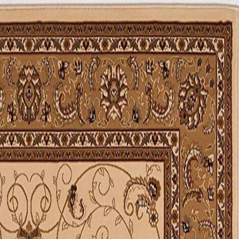 HomeRoots Oriental Traditional Square Area Rug