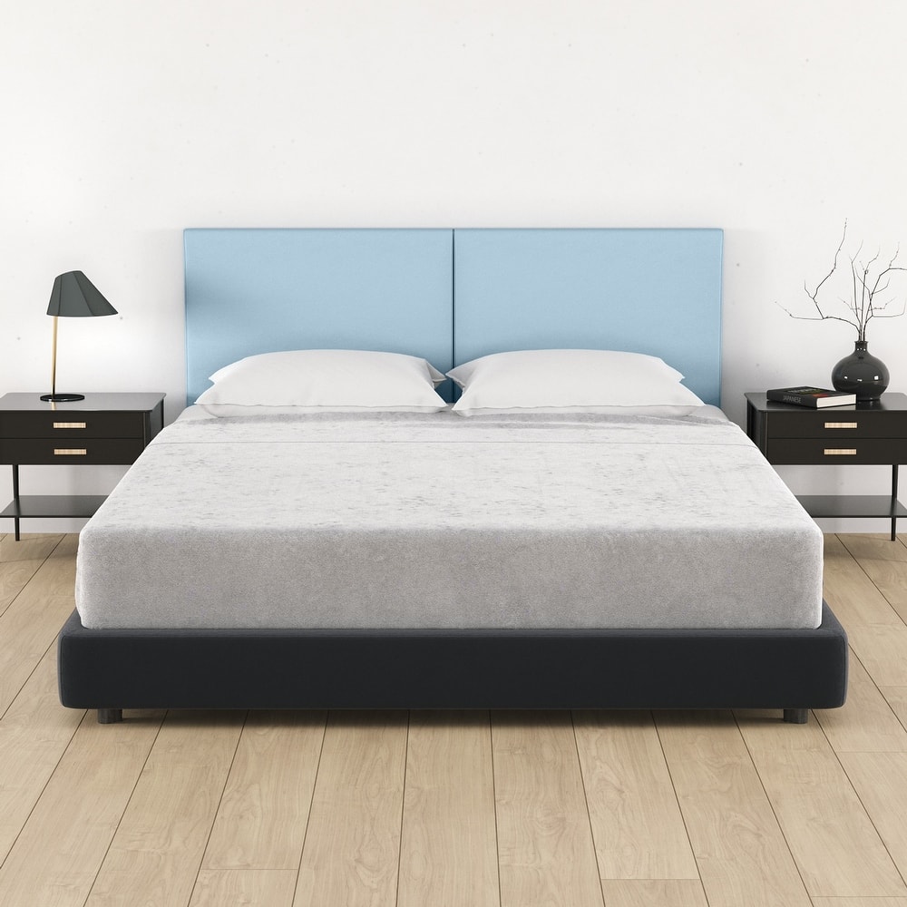 Jaxx Panelist Modern Padded Headboard in Premuim Vegan Leather - Set of 2 Wall Mounted Panels