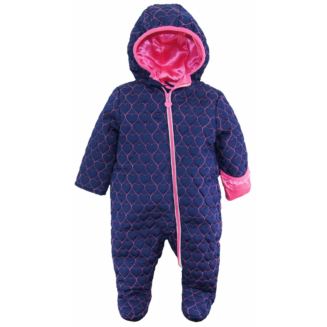 baby quilted snowsuit