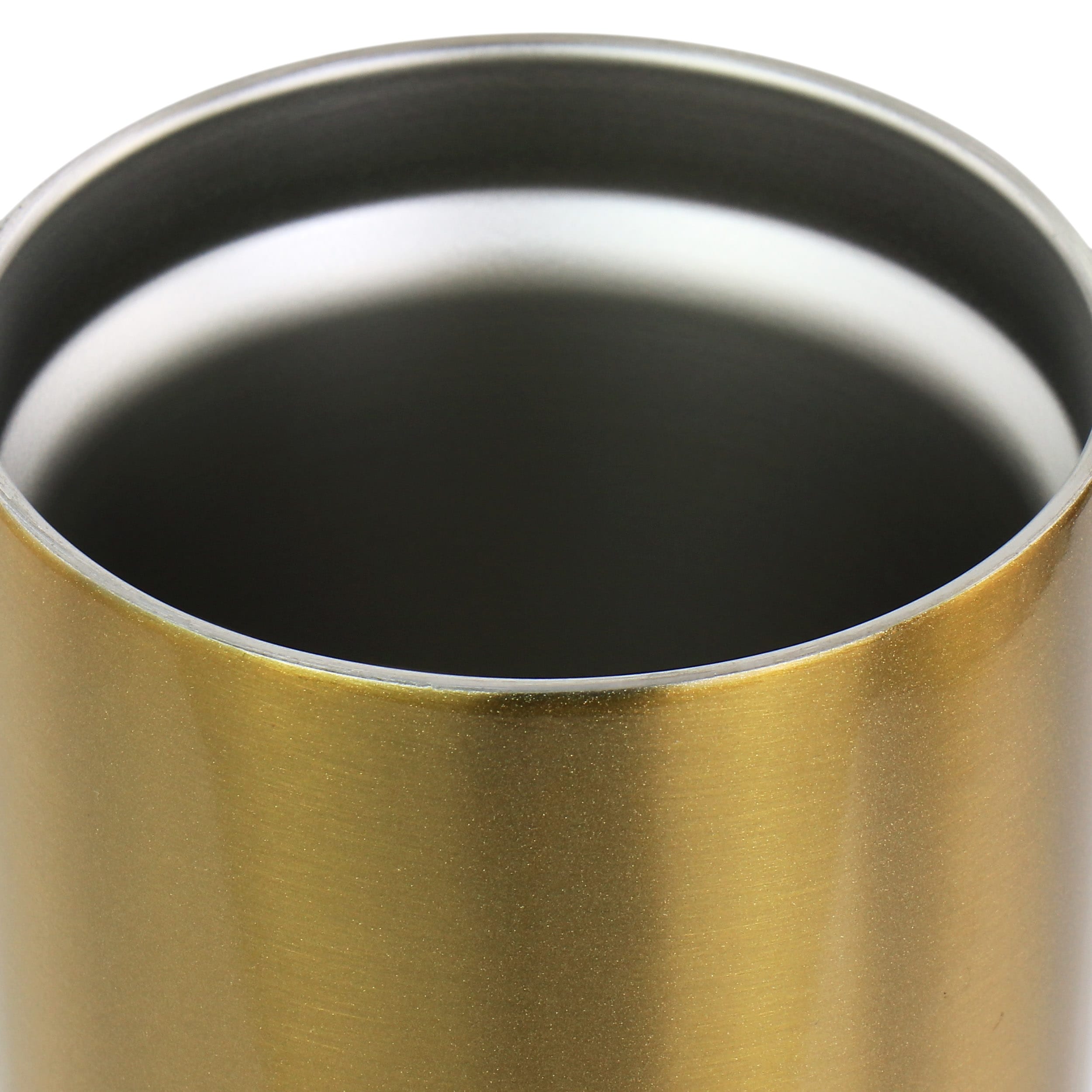 WAO 18oz Thermal Tumbler with Acrylic Lid in Dark Gold