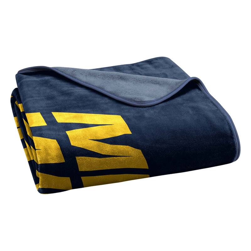 NCAA Michigan Wolverines 60" x 80" Raschel Throw Blanket