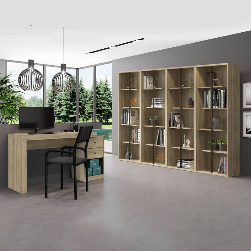 Expandable Home Office Desk for Office Room,Living Room