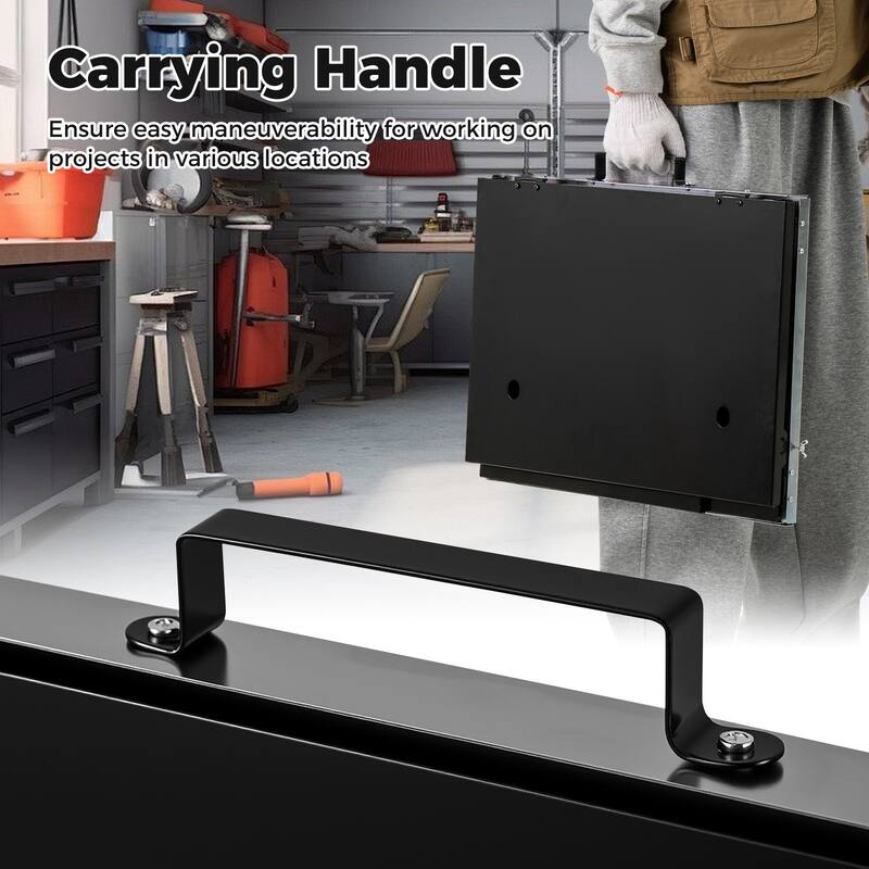 Gymax Folding Welding Table Accessories for Workbench Desktop w/