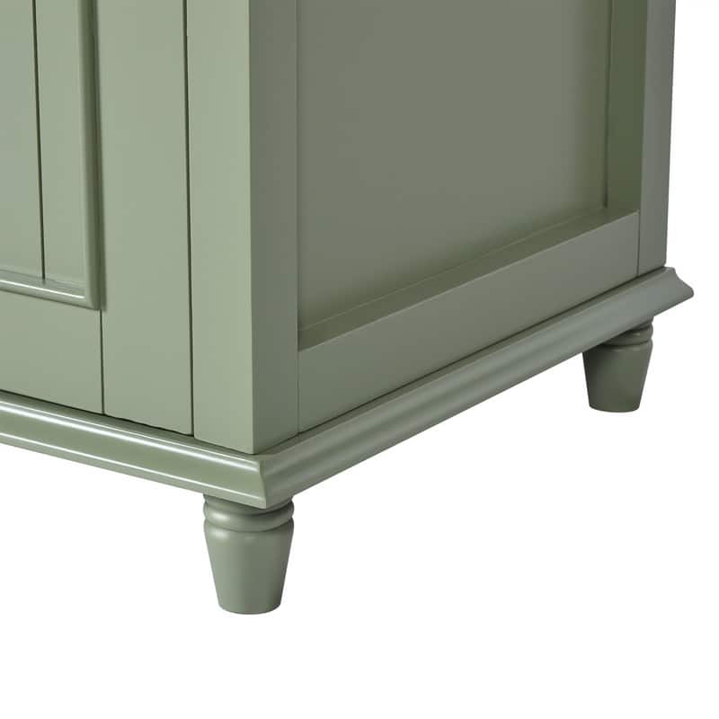 30 Inch Bathroom Vanity with Resin Sink Combo, Modern Bathroom Storage Cabinet with 2 Soft Close Doors and Hidden Drawer