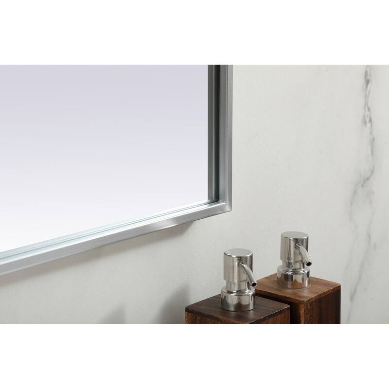 Indigo Home Metal Frame Arch Mirror 36x34 Inch
