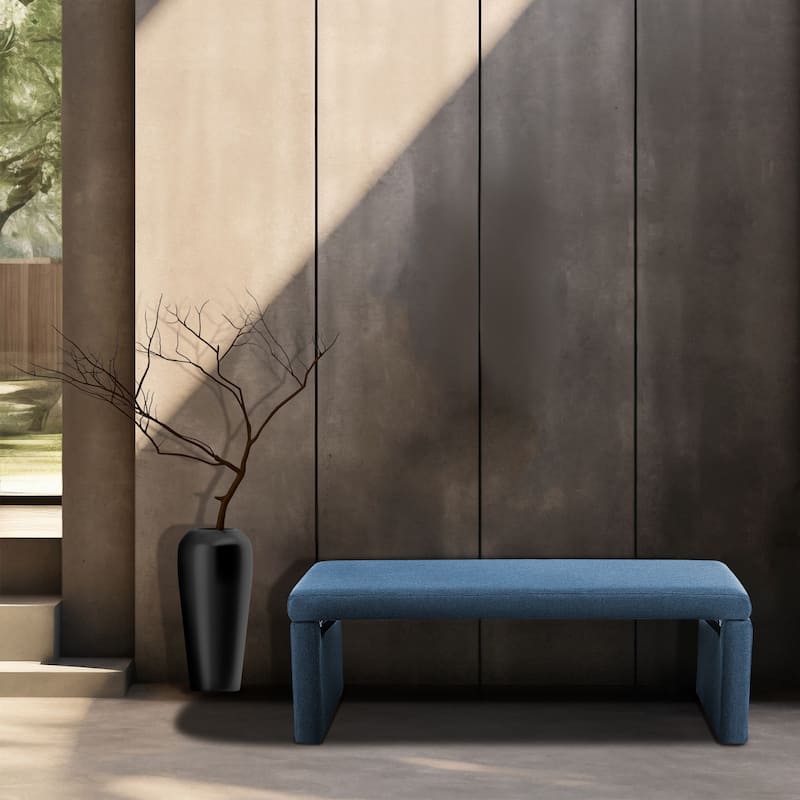 Porthos Home Cyril Fabric Upholstered Accent Bench