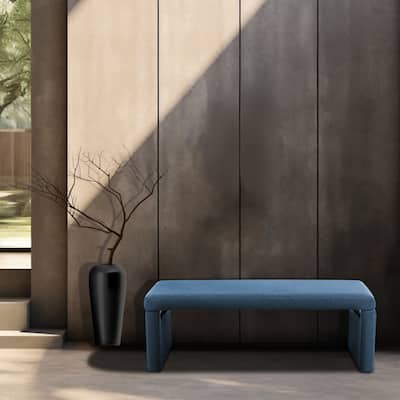 Porthos Home Cyril Fabric Upholstered Accent Bench