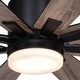 preview thumbnail 15 of 15, Crawford 60 in. Ceiling Fan with Reversible Blades, Dimmable LED Light Kit, Remote Control, 6 Speeds, Energy Efficient DC Motor