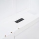 preview thumbnail 10 of 10, Full House Bed wDrawers, Shelf, Sockets, USB Port, Hook up, Roof White