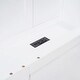 preview thumbnail 11 of 20, Roomfitters Full Size House Bed with Window, Platform Bed with Shelves, Built-in Sockets and USB Port, for Bedroom