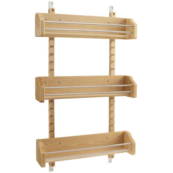 Rev A Shelf 4ASR Series Door Mount Spice Rack with Adjustable