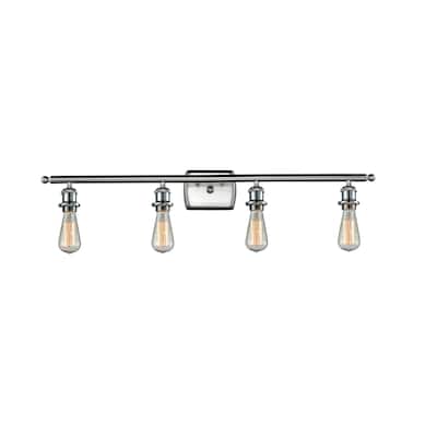 Innovations Lighting Bare Bulb 4 Light 36" Wide Bathroom Vanity Light