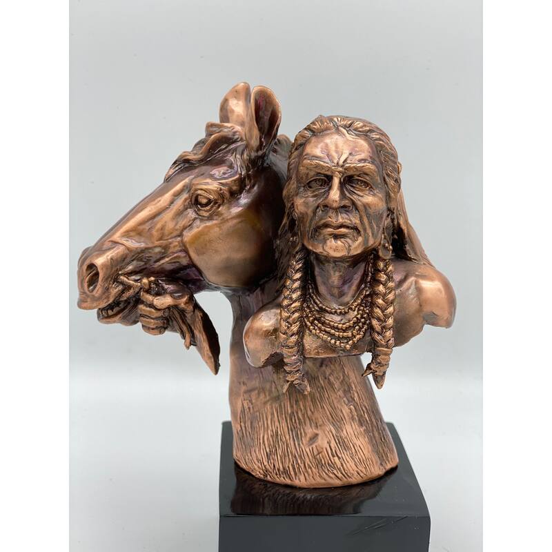 Native American with Horse
