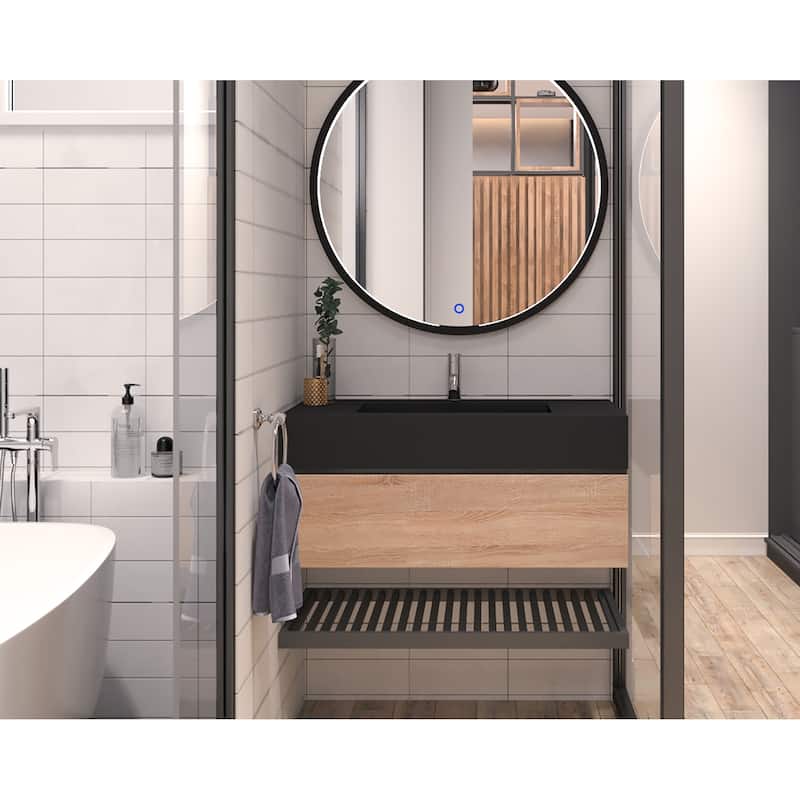 Audrey 36" - 72" Solid Surface Bathroom Vanity Top