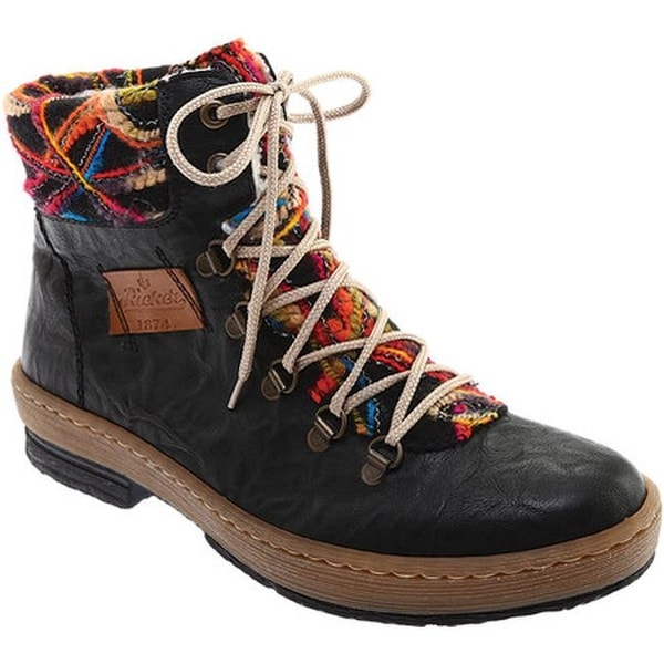 rieker lace up ankle boots