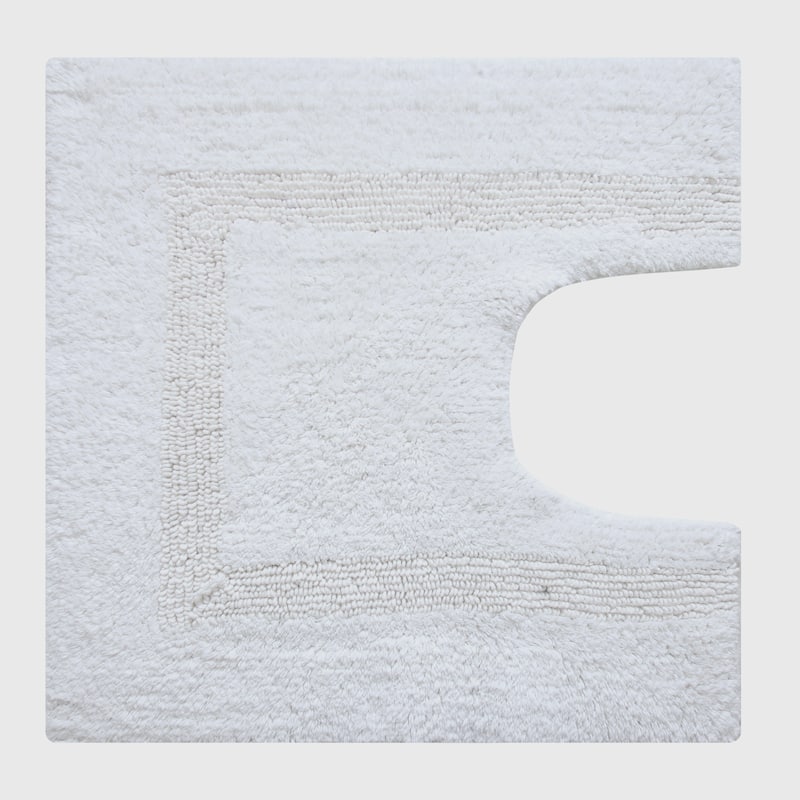 Fabstyles Soft & Absorbent Reversible Cotton Bath Rug Set of 2