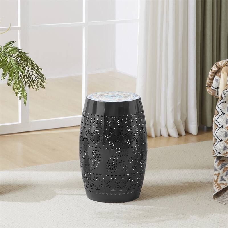 12" Metal Side Table