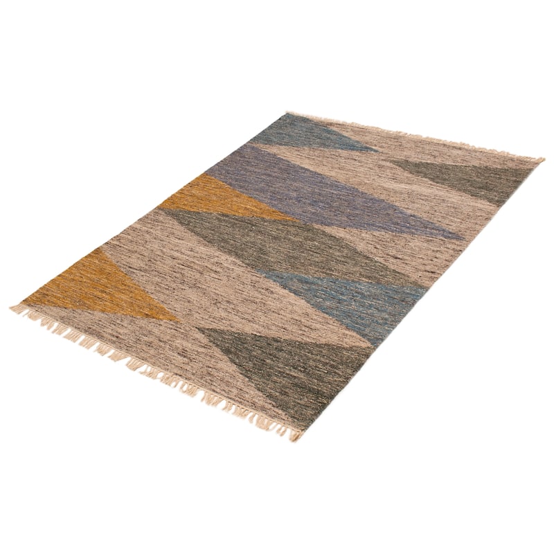 Ankara FW Grey Kilim 5'3" x 7'2" - 5'3 x 7'2