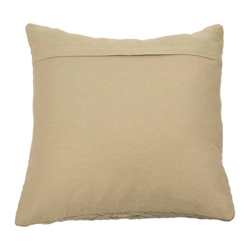 Woven Cotton Chenille Jacquard Pillow