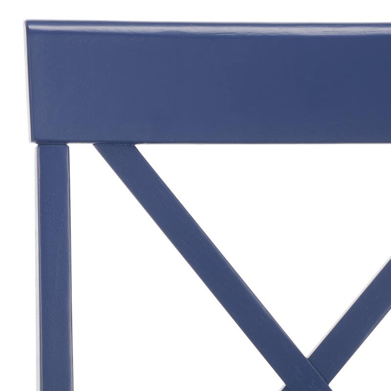 SAFAVIEH HOME Ksenia X-Back Side Chair - 18"W x 22"D x 38"H
