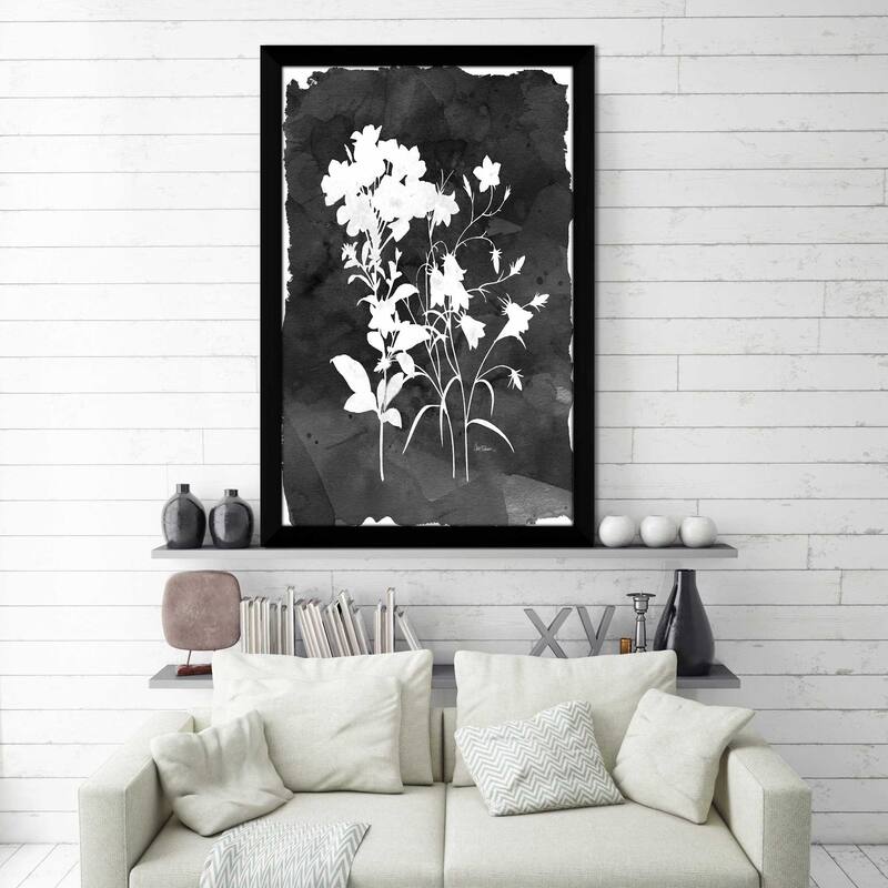 "Black Botanical II" by Carol Robinson Print on Acrylic