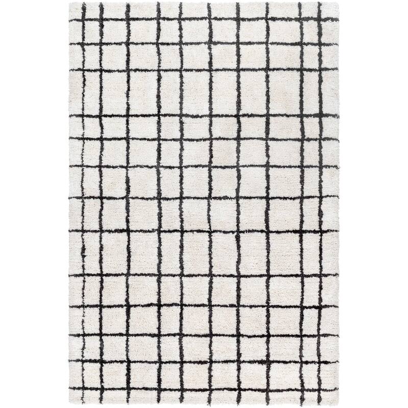 Erik Transitional Plaid Area Rug