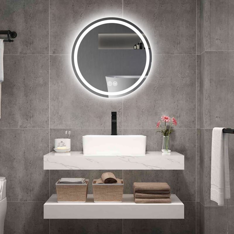 Round Bathroom Vanity Mirror - 24