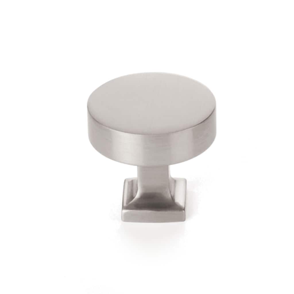 Schaub and Company 469 Haniburton 1-1/4" Flat Disc Round Solid Metal