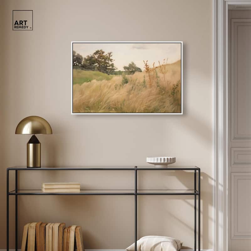 Cogon Grass Breeze I Canvas by Art Remedy