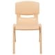 preview thumbnail 19 of 20, 4 Pack Plastic Stackable K-2 School Chair with 13.25"H Seat - 15.75"D x 14.5"W x 23.25"H